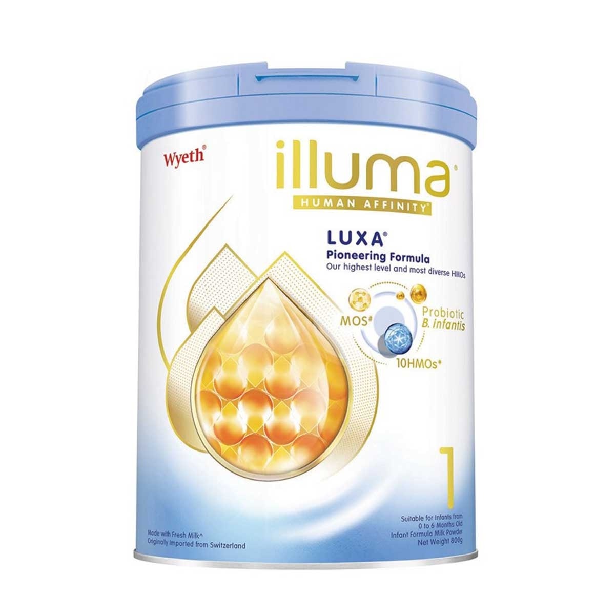 ILLUMA ILLUMA LUXA 1號初生嬰兒配方奶粉800克