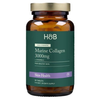 HOLLAND&BARRETT High Strength Marine Collagen 3000mg + Vitamin C 90s