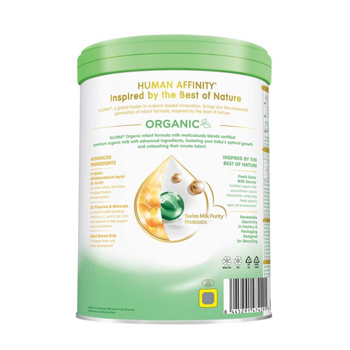 ILLUMA ILLUMA ORGANIC 1號 初生嬰兒配方奶粉 800克