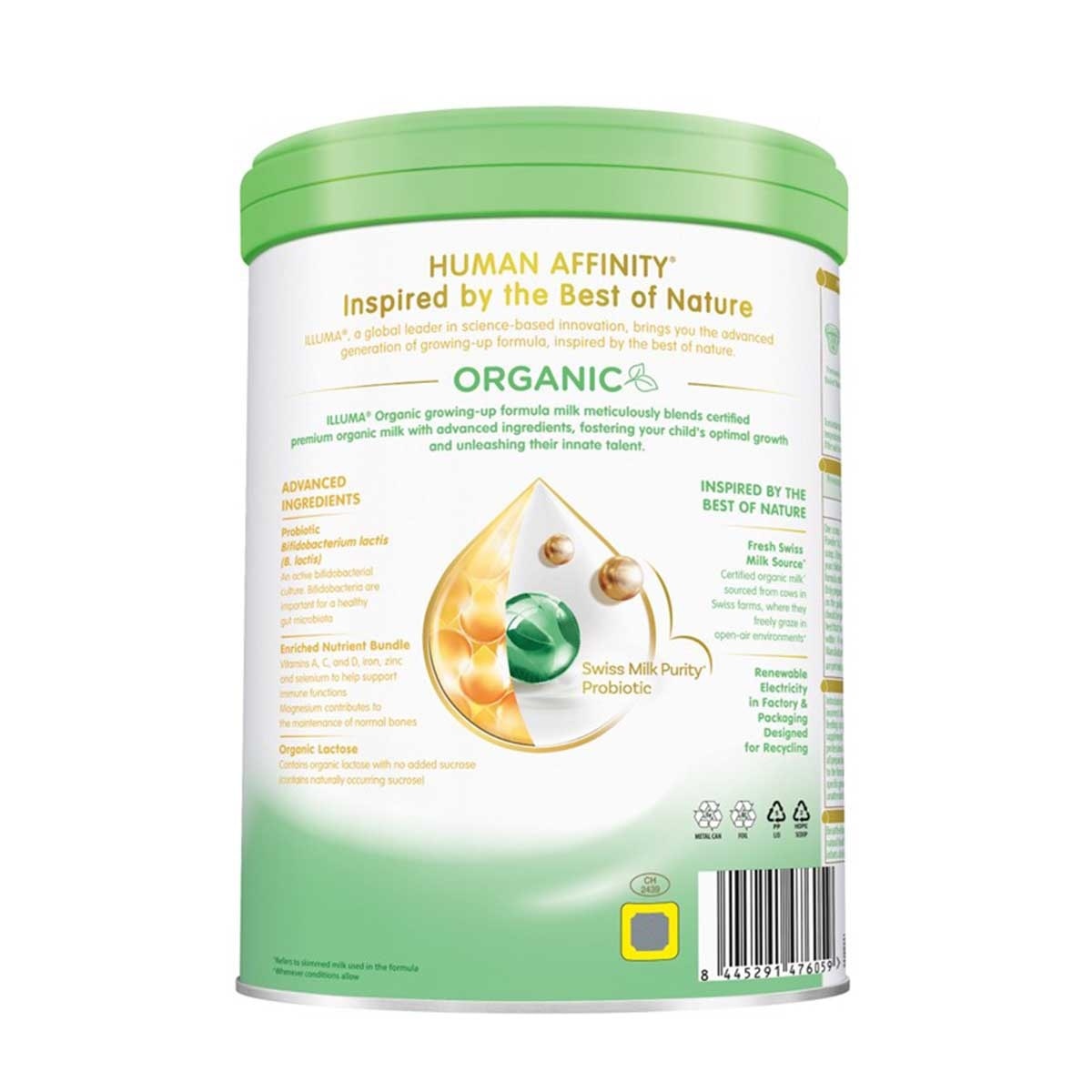 ILLUMA ILLUMA ORGANIC 3號 幼兒成長配方奶粉 800克
