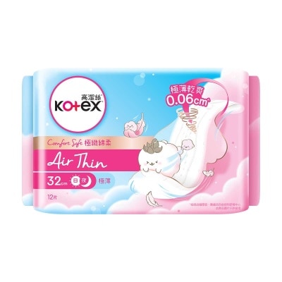 高潔絲 高潔絲COMFORT SOFT AIR THIN 32CM 極薄 12片