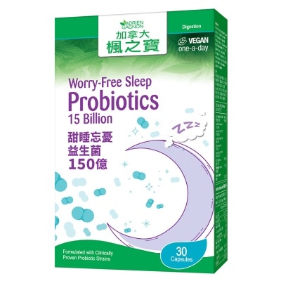 ADRIEN GAGNON Worry-free Sleep Probiotics 15 Billion (30 Capsules)