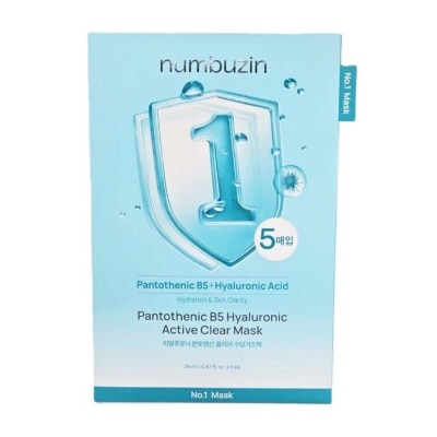 NUMBUZIN NO.1 透明質酸B5舒緩保濕水潤面膜