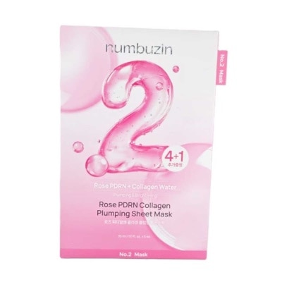 NUMBUZIN NO.2 玫瑰PDRN膠原蛋白豐盈面膜