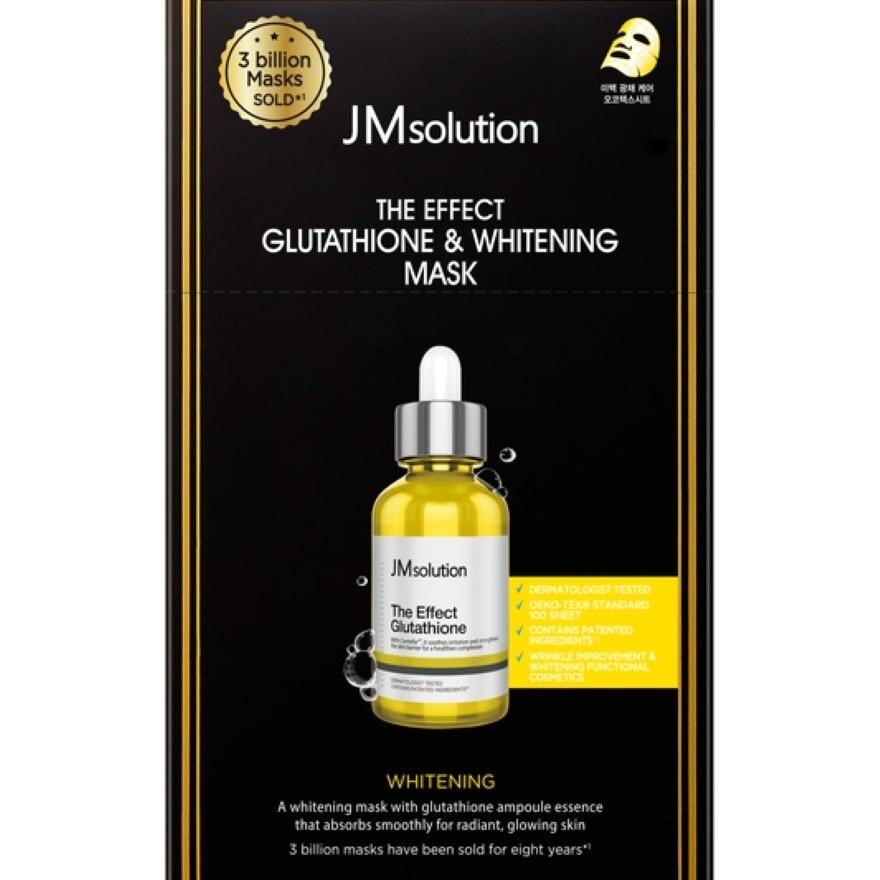 JM SOLUTION The Effect Glutathione & Whitening Mask 10s