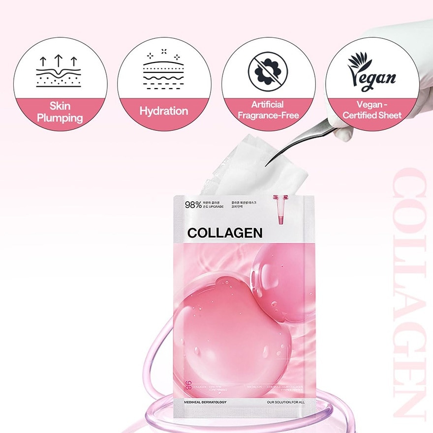 MEDIHEAL Collagen Essential Mask 10s