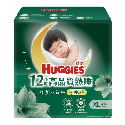 HUGGIES Natural Deep Sleep Pant Xl 24s
