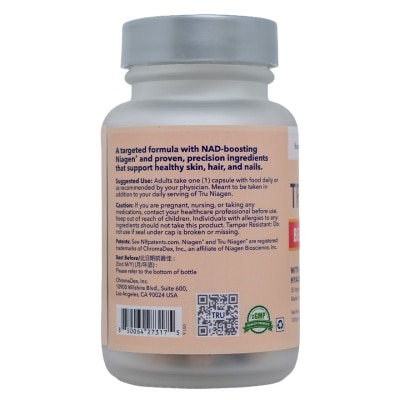 TRU NIAGEN Tru Niagen Beauty 100mg 30s image