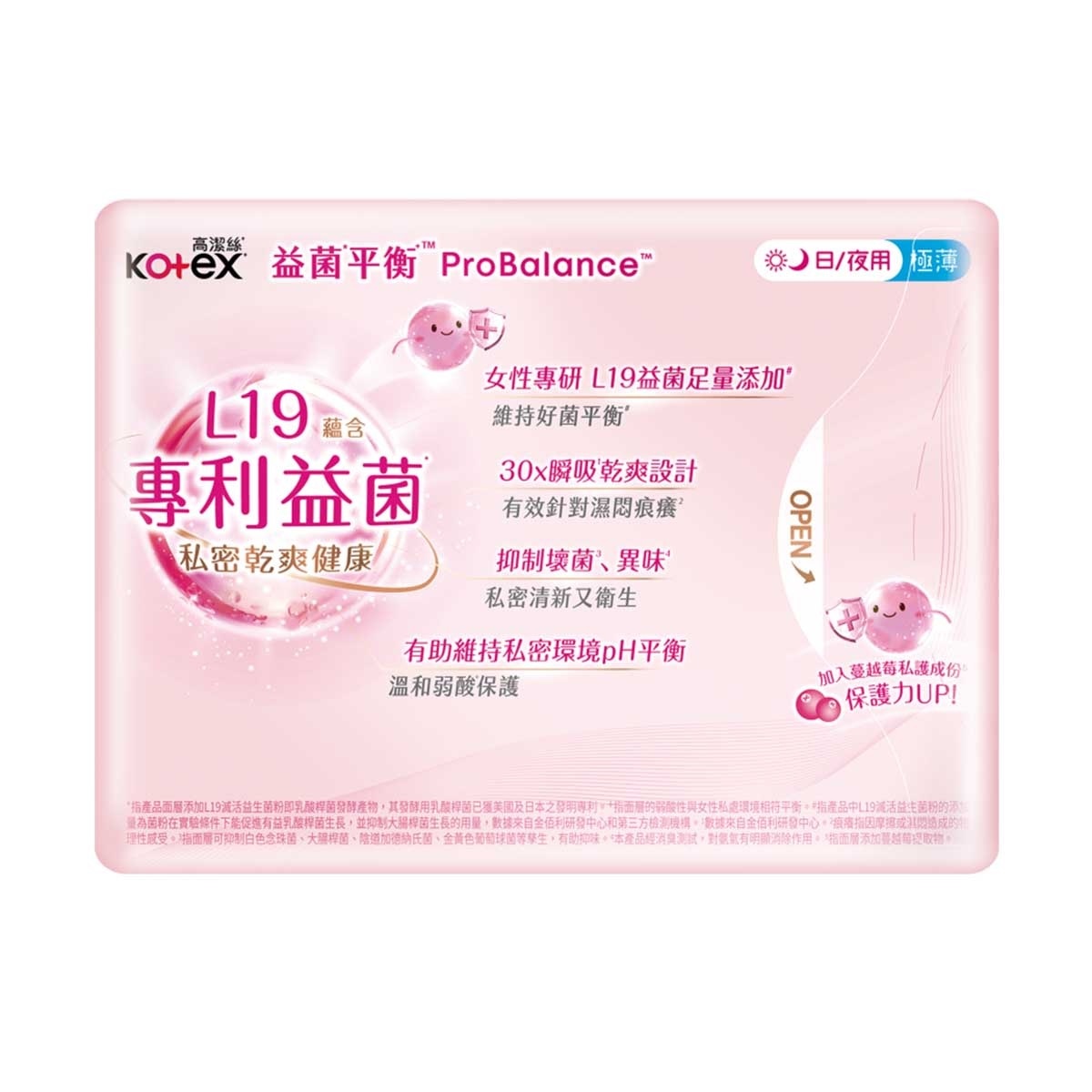 KOTEX Kotex Probalance Pad 28cm 8s