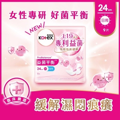KOTEX Kotex Probalance Pad 24cm 9s