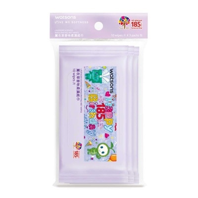 屈臣氏 - 185週年薰衣草清香濕紙巾