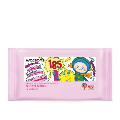 屈臣氏 185週年櫻花清香濕紙巾