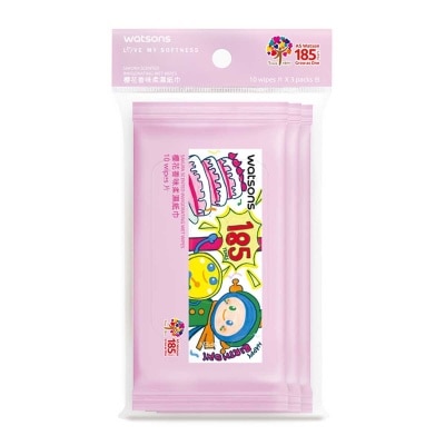 屈臣氏 - 185週年櫻花清香濕紙巾