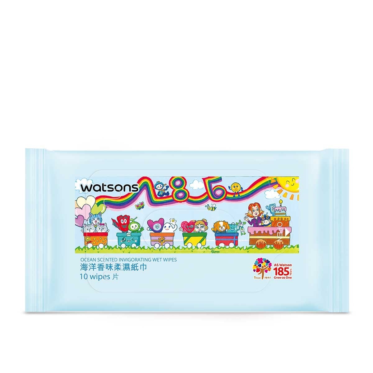 屈臣氏 185週年海洋清香濕紙巾