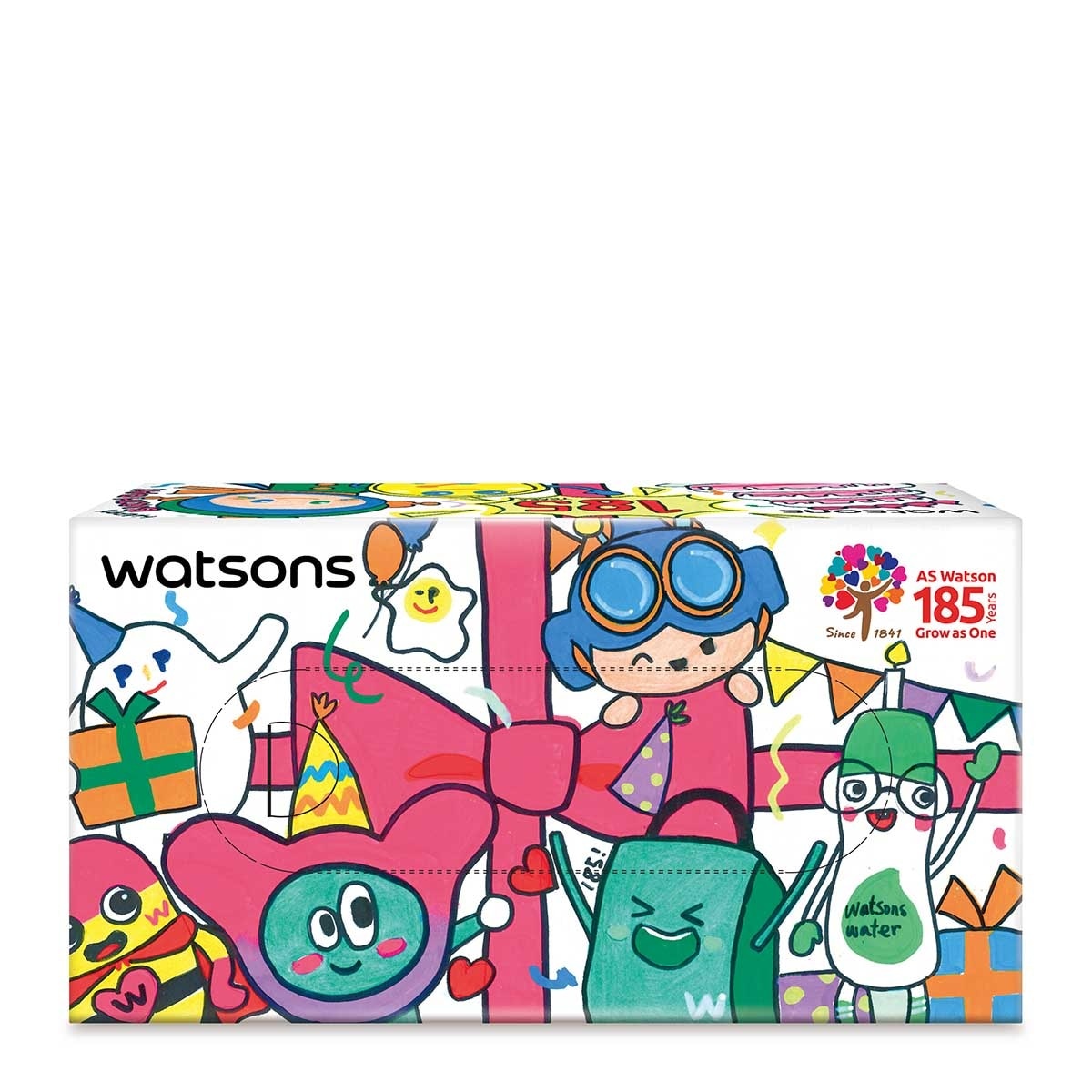 WATSONS Asw 185 Drawing Velvet Facial Tissue Box