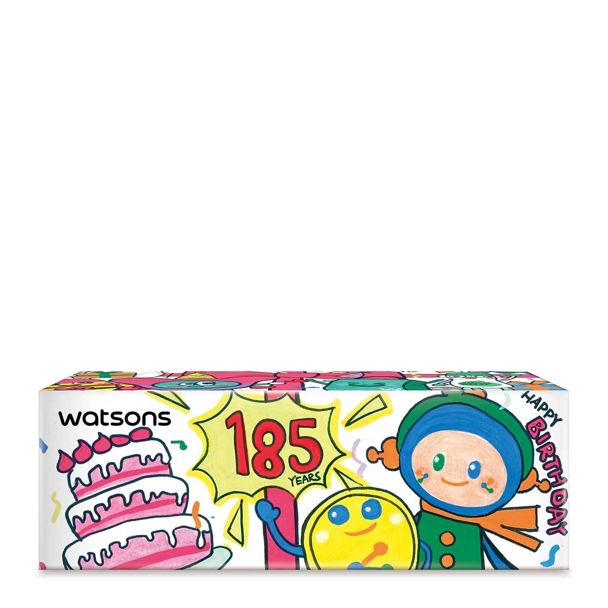 WATSONS Asw 185 Drawing Velvet Facial Tissue Box
