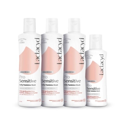 令膚適 LACTACYD 倍護女性潔膚液250毫升3支裝