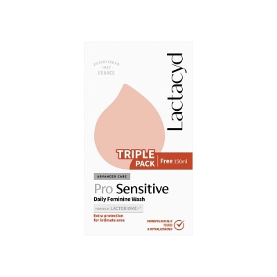 令膚適 LACTACYD 倍護女性潔膚液250毫升3支裝