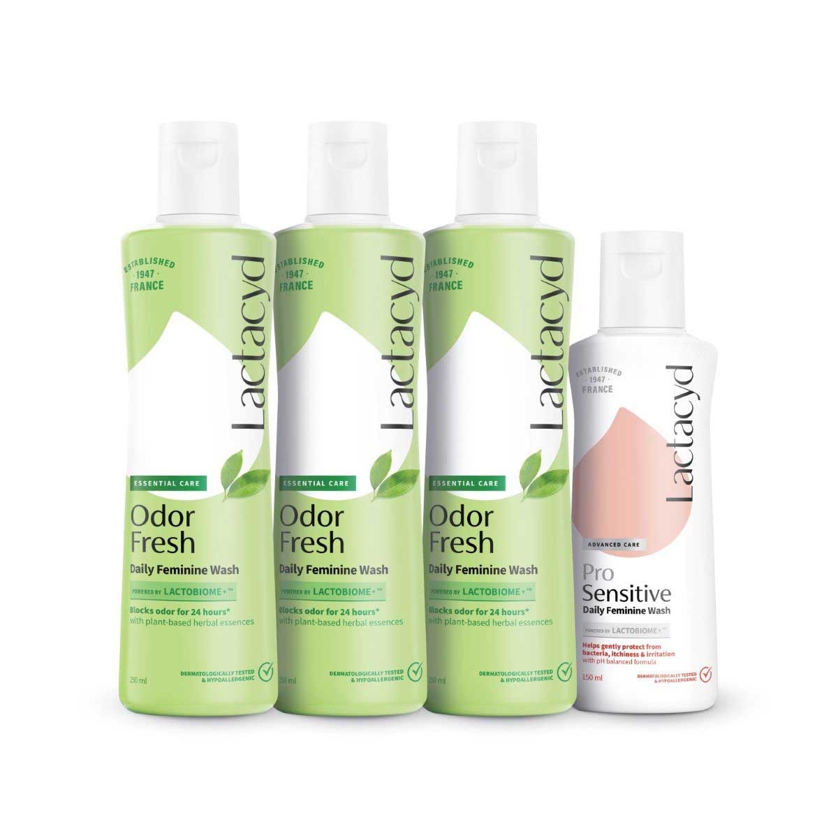 令膚適 LACTACYD 全日清爽女性潔膚液 250毫升3支裝