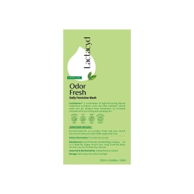 令膚適 LACTACYD 全日清爽女性潔膚液 250毫升3支裝