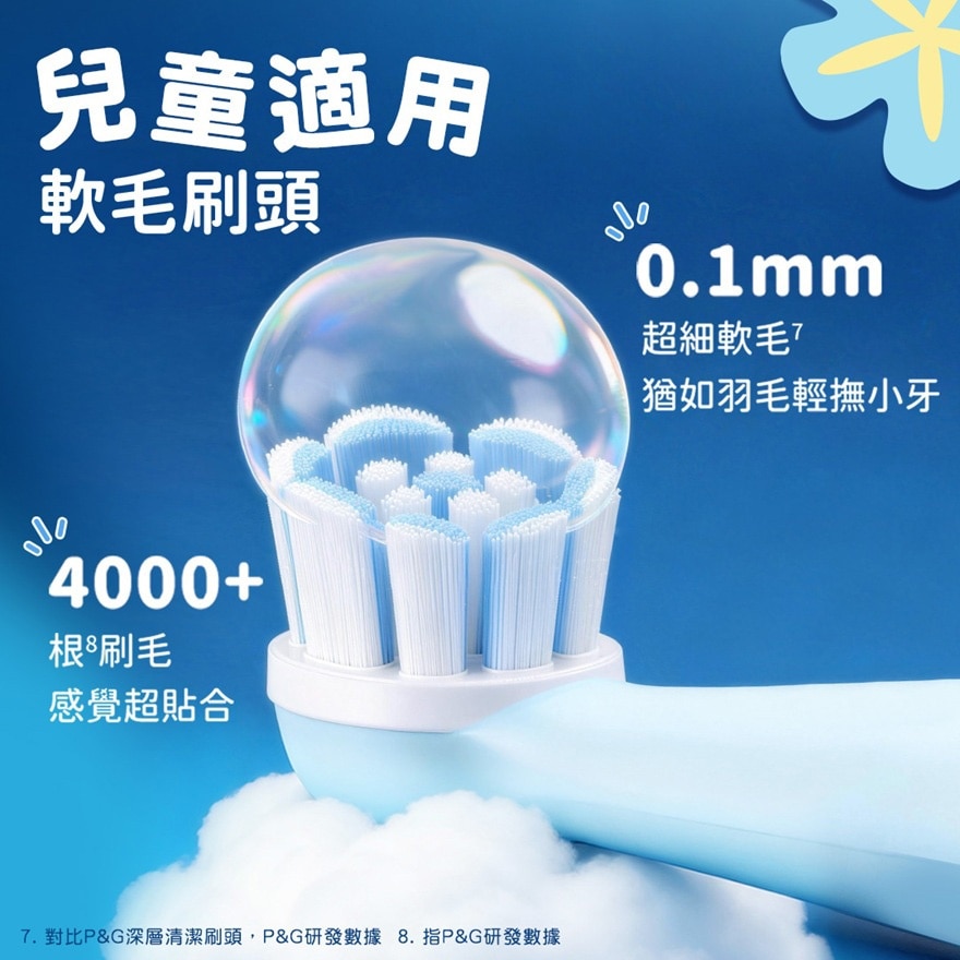 ORAL B ORAL B IO KIDS 充電電動牙刷（史迪仔） image