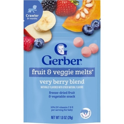 嘉寶 Gerber嘉寶凍乾雜錦果粒(超級莓果) 28克