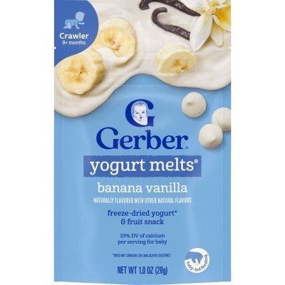 GERBER - Gerber Yogurt Melts Banana Vanilla 28g