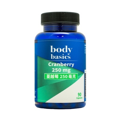 BODY BASICS Cranberry 250mg (90 Capsules) image