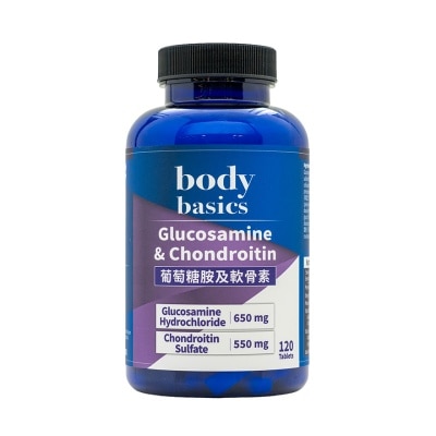 BODY BASICS 葡萄糖胺及軟骨素 (120粒) image