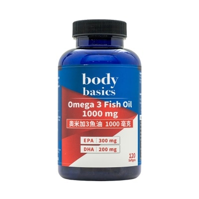 BODY BASICS Omega 3 Fo 1000mg 120s image