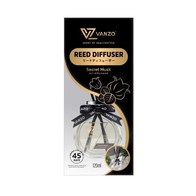 VANZO Reed Diffuser Secret Musk 120ml image