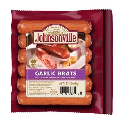 JOHNSONVILLE Garlic Brat Sausage [usa](chilled 0-4°c)