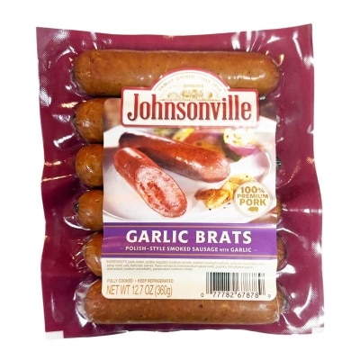 JOHNSONVILLE Garlic Brat Sausage (chilled 0 4°c) image