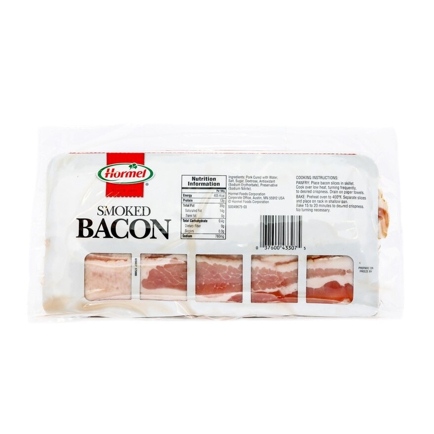 HORMEL Smoked Streaky Bacon [us](chilled 0-4°c)