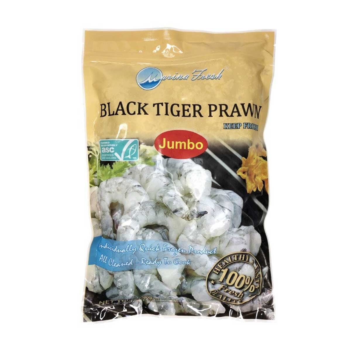 MARINA FRESH Frozen Black Tiger Shrimp Meat. [vietnam](frozen -18°c)