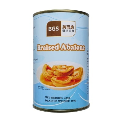 BGS Braised Abalone 425g(*supplier Direct Delivery. Buy Over $800, Free Delivery)