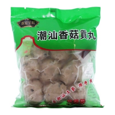 潮庭金榜 潮汕香菇貢丸 (冷凍 0-4°C)