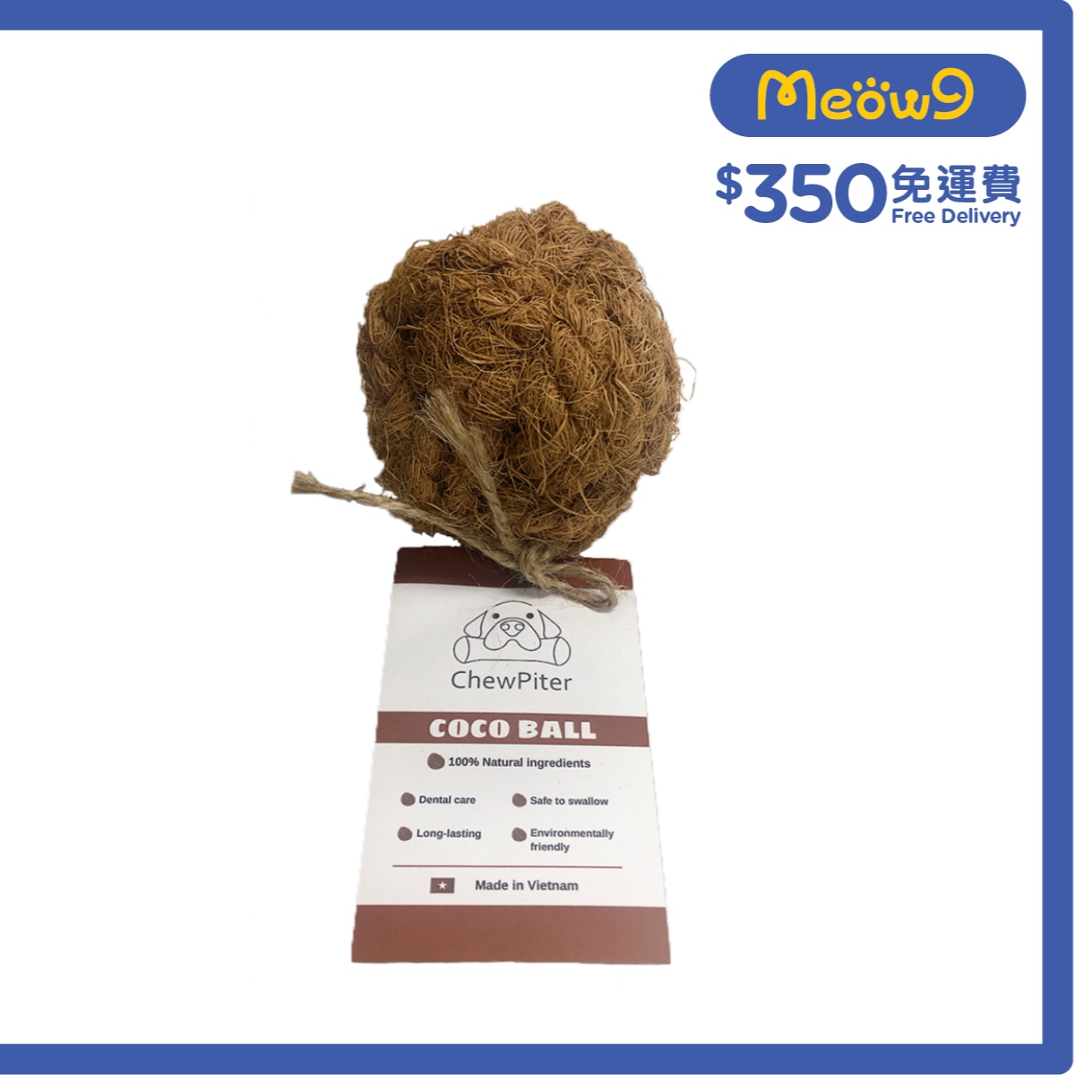 CHEWPITER 椰子玩具 (球狀)- ChewPiter