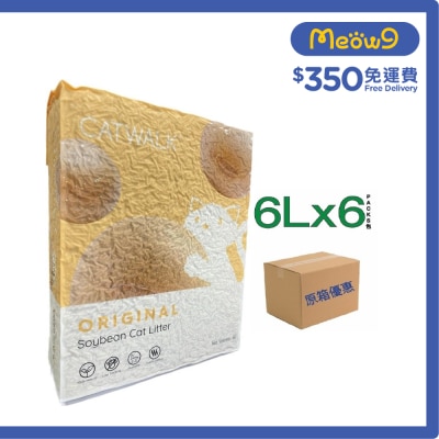 catwalk 原味豆腐貓砂 6000毫升 x 6