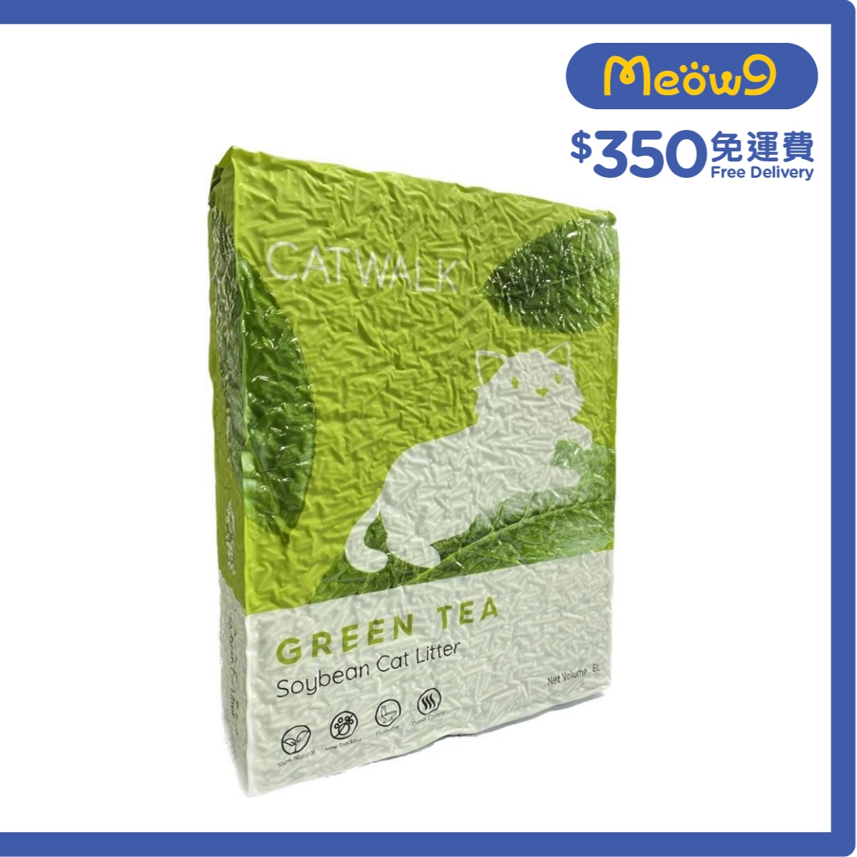 CATWALK Green Tea Soybean Cat Litter (6L)- Catwalk