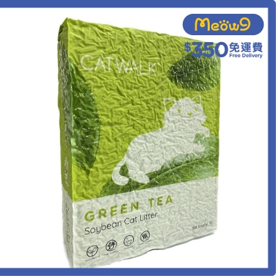 CATWALK Green Tea Soybean Cat Litter (6L)- Catwalk