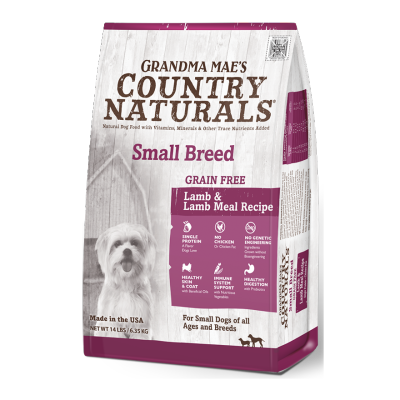 COUNTRY NATURAL 無穀物羊肉防敏 中小型犬 細粒狗糧(14lb)- COUNTRY NATURAL