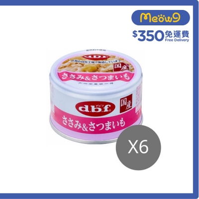D.B.F [6罐優惠] 雞肉+甜薯狗罐頭(85gx6) - d.b.f