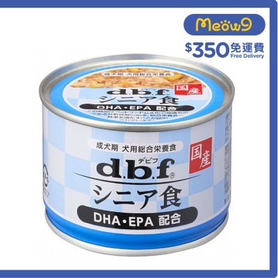 D.B.F 雞肉+野菜 (DHA•EPA 添加)(150g) 老年犬罐頭 - d.b.f