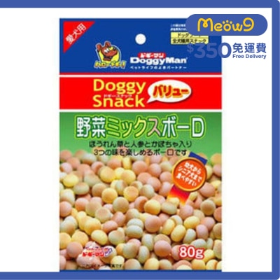 DOGGYMAN 雜菜水泡餅 (80g) - DoggyMan