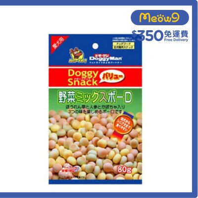 DOGGYMAN 雜菜水泡餅 (80g) - DoggyMan