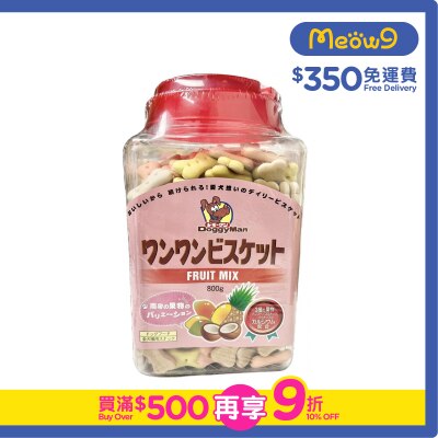 DOGGYMAN New Bowwow Fruit Mix Biscuit (800g) Dog Snack- DoggyMan