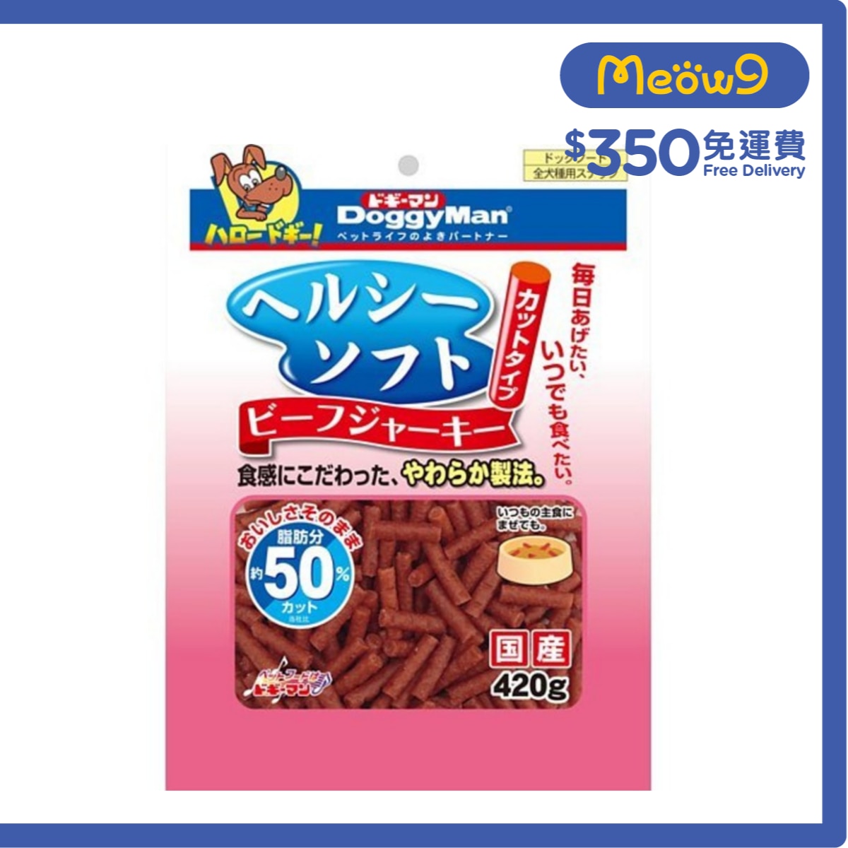 DOGGYMAN 短裝軟牛肉條 (420g) - DoggyMan