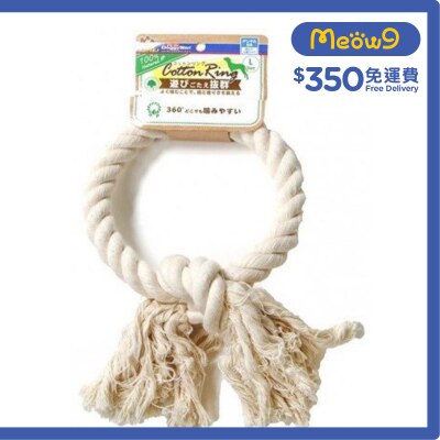 DOGGYMAN 100% 純天然棉紗潔牙環玩具(L) - 大型犬 -  - DoggyMan