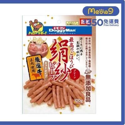 DOGGYMAN Juisha-Beef Short Strips Dog Snacks (100g)- DoggyMan